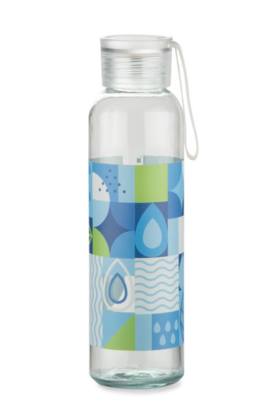 Glass bottle VERRE 500 ml - white