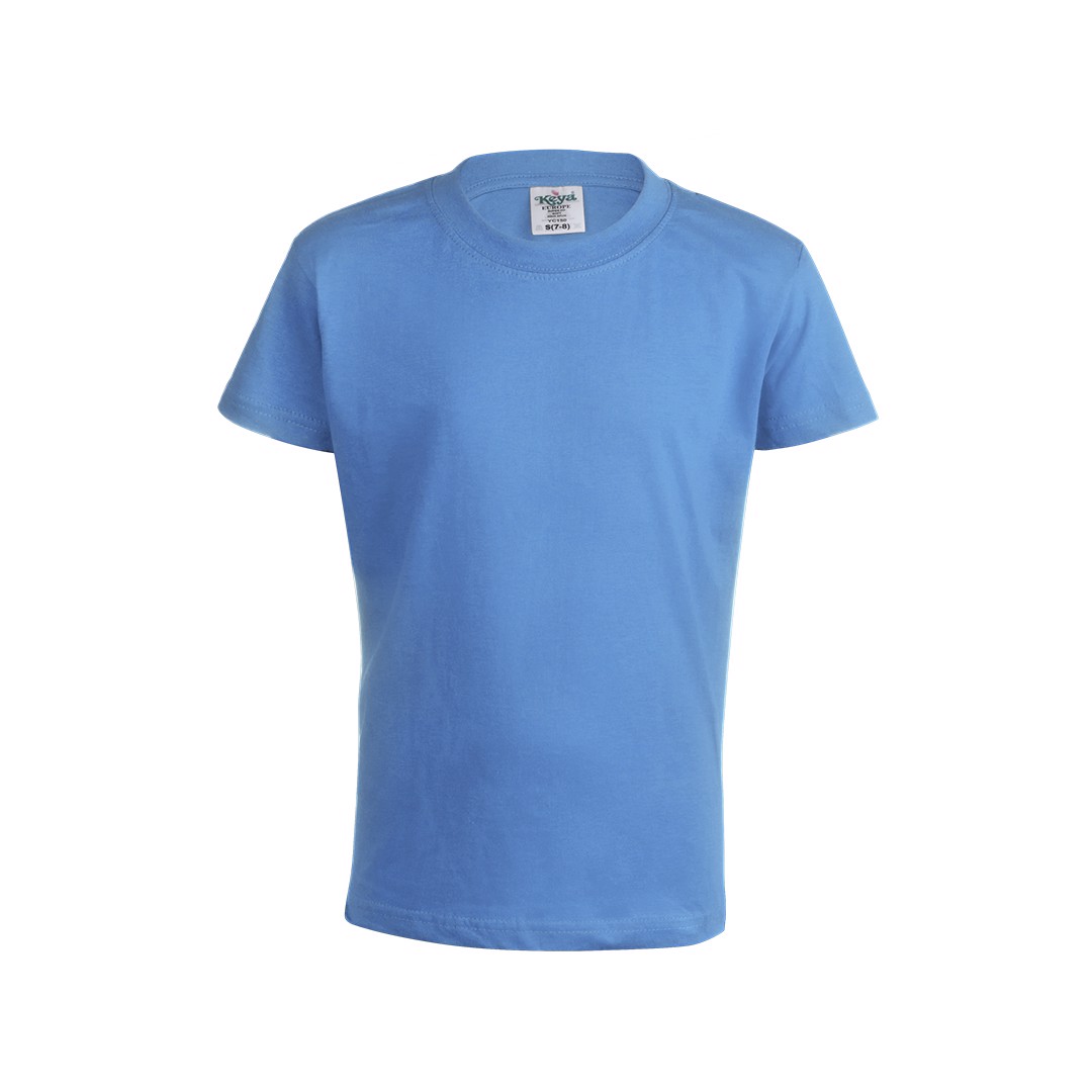 Camiseta Niño Color "keya" YC150 - Azul Claro / XS