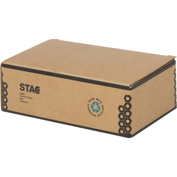 Set di cacciaviti 8 in 1 con torcia in plastica riciclata RCS Octo - Giallo