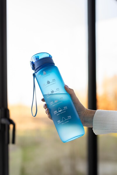 Gourde Brinley | Recyclée | 1 l - bleu cobalt