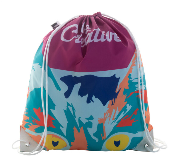 Sac piscine personnalisé CreaDraw Plus RPET - Blanc