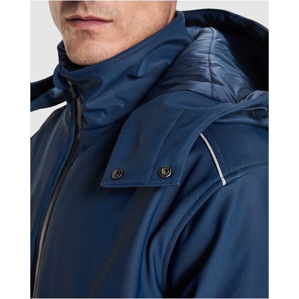 Emin padded unisex thermal parka - Black / M