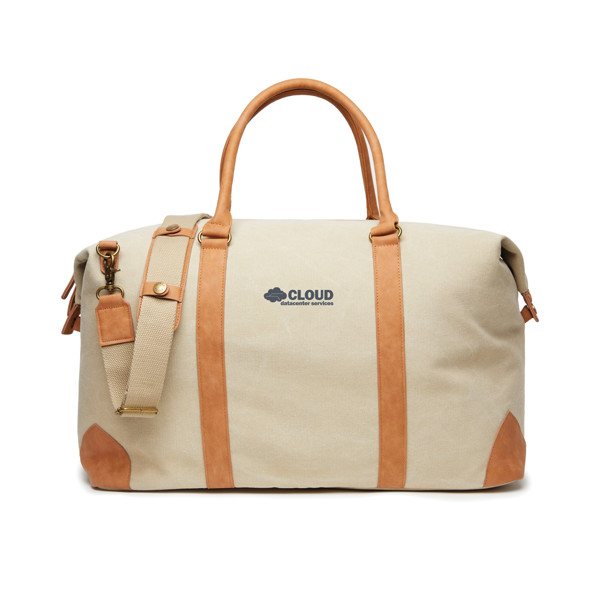 Duffle taška VINGA Bosler z RCS recykl. canvas - Béžová