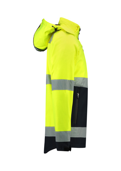 Softshellová bunda unisex Tricorp Bi-color EN ISO 20471 Softshell - Fluorescenčná Žltá / M