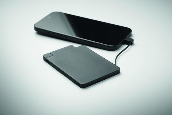 Slimpo magnetic power bank 2500 mAh, built-in cables