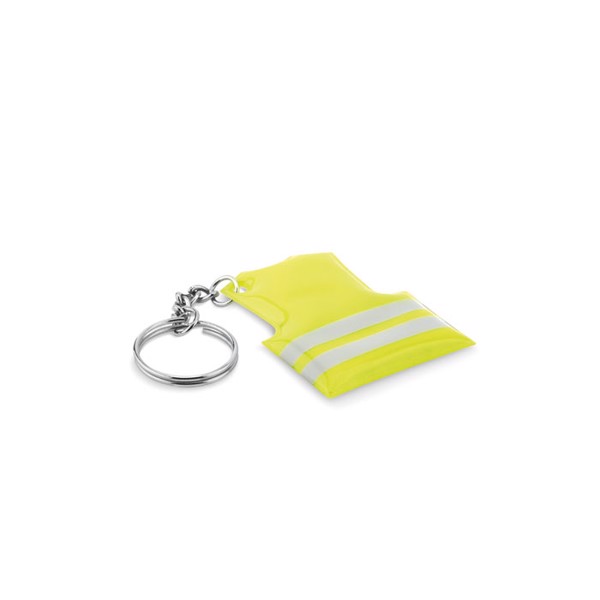 Odsevni obesek za ključe PVC, 60x43 mm