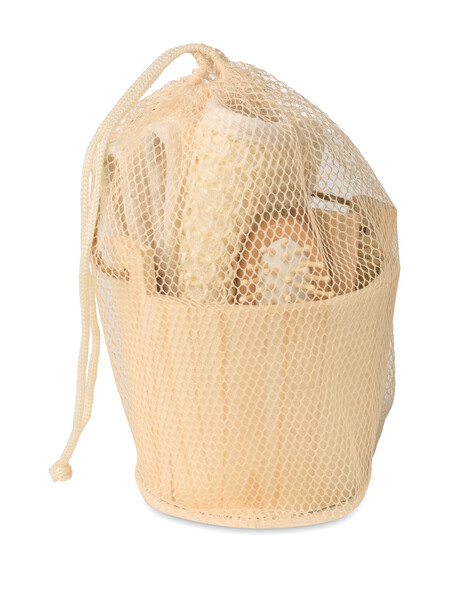 Bath gift set in wooden bucket Selfcare