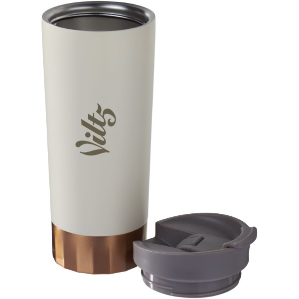 Bicchiere Peeta con isolamento sottovuoto in rame da 500 ml - Cromato