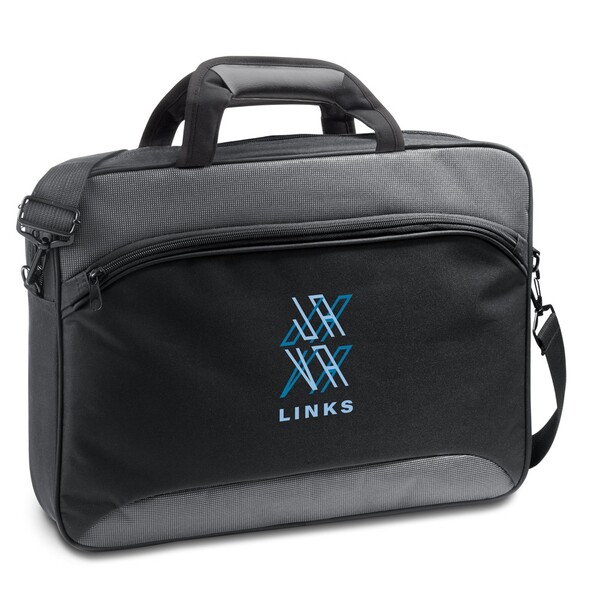 SANTANA. Aktovka na notebook 15.6'' z materiálu 600D 2Tone a 300D polyester