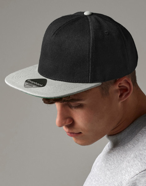 Cappellino Original Snapback Con Visiera Piatta - White / Black / ONE SIZE