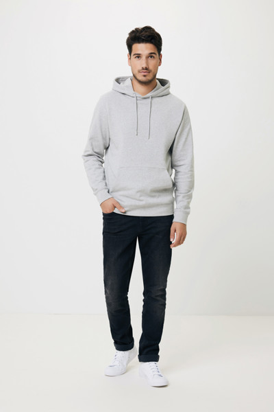 Iqoniq Torres ungefärbter Hoodie aus recycelter Baumwolle - Heather Grey / L