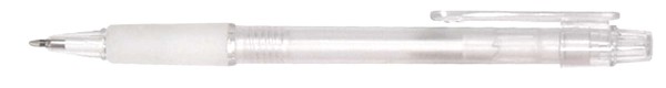 Prosto plastic ballpoint pen, X20 refill - White