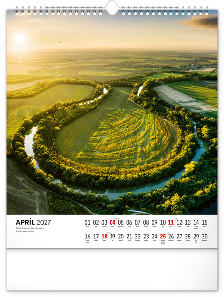 Notique Nástenný Kalendár Čarokrásne Slovensko 2027, 30 x 34 cm