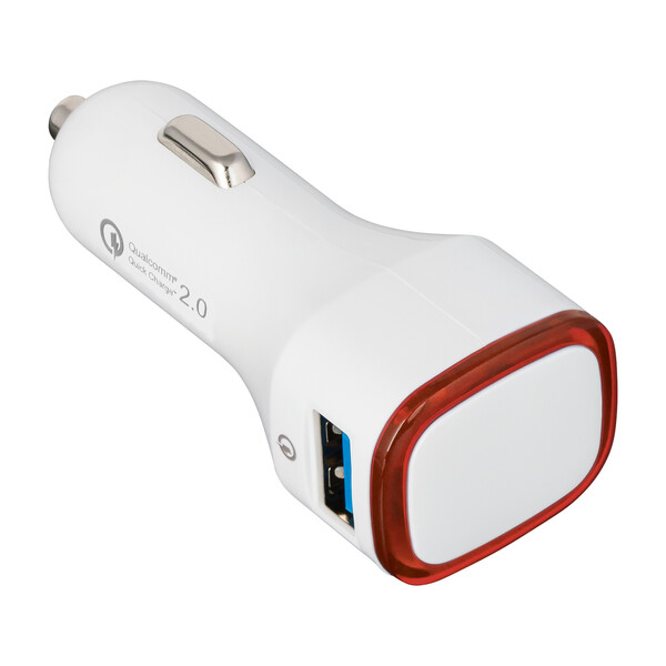 Chargeur voiture USB Quick Charge 2.0® COLLECTION 500 - rouge