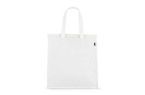 R-PET Sac isotherme non tissé 33x 25,5 x 37cm 75g/m² - Blanc