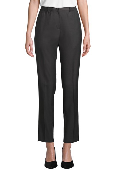CALÇAS DE FATO COM CINTURA ELÁSTICA PARA SENHORA - NEOBLU GABIN WOMEN - Metálico 