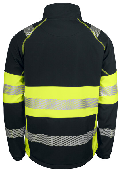 6443 SOFTSHELL JACKET HI VIZ YELLOW/BLACK S
