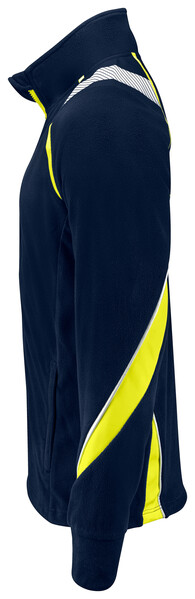 2328 Fleecejacket Navy/Yellow 4XL