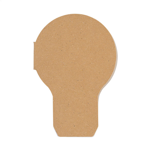 Samolepiaci blok na poznámky na zákazku CreaStick Bulb Eco