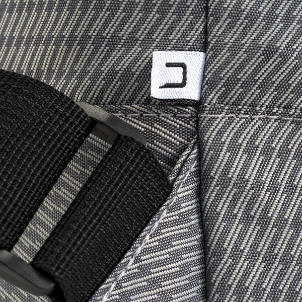 Laptop-Rucksack Aus Recyceltem Polyester Mit Ökologischer Färbung - Grau