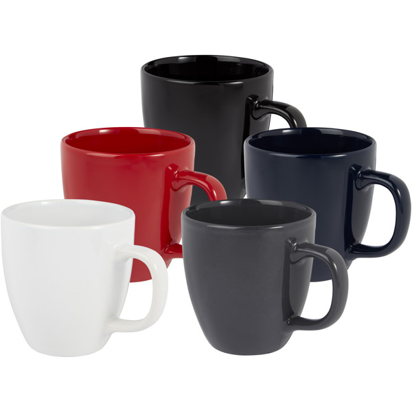 Moni 430 ml Keramiktasse - weiss