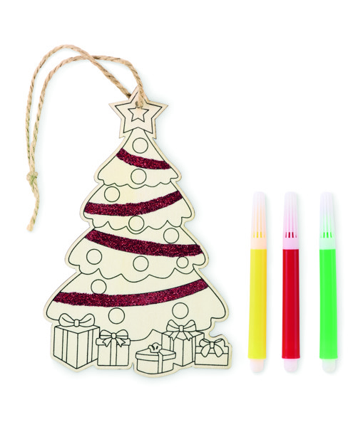 Décoration sapin de Noël Colortree