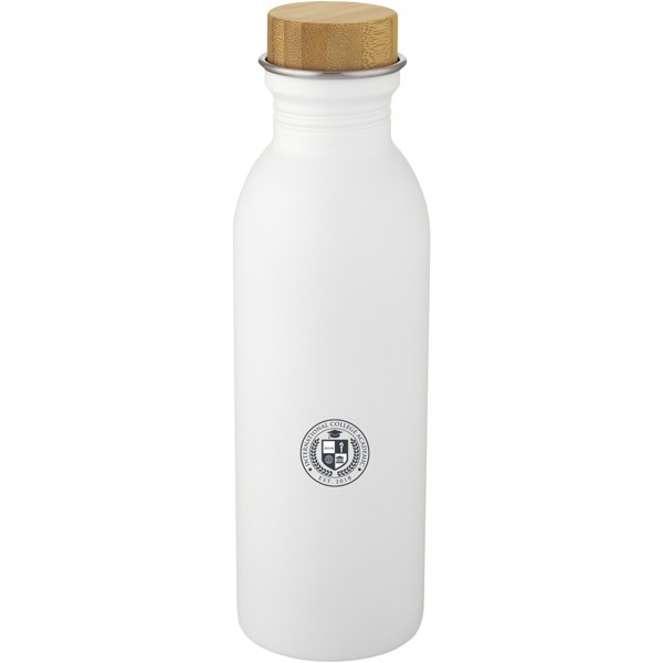 Kalix 650 ml Sportflasche aus Edelstahl - weiss