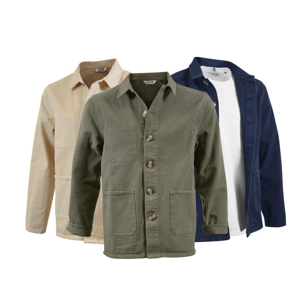 Veste worker coton 355g MARIUS - écru / XL
