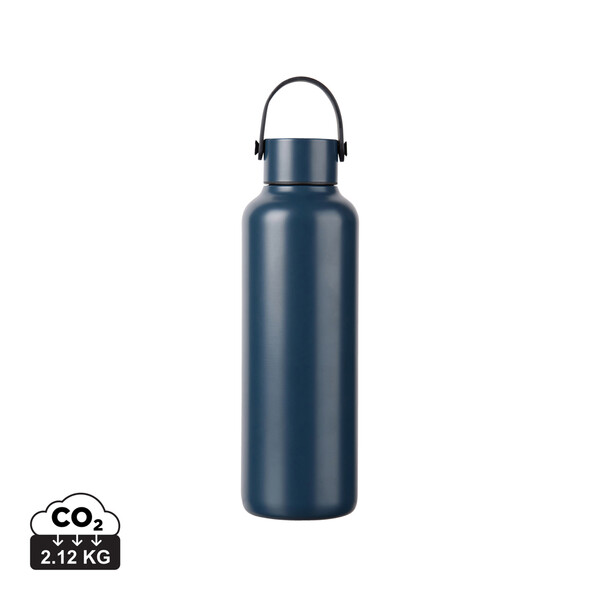 VINGA Bouteille 600ml en acier recyclé RCS Baltimore - Bleu Marine