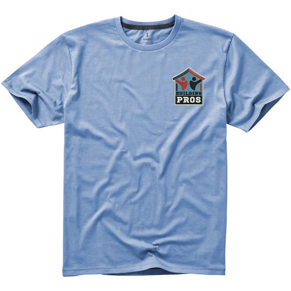 Camiseta de manga corta para hombre "Nanaimo" - Azul Claro / M