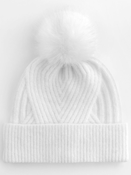 Snow Luxe Beanie - White