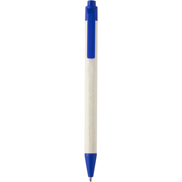 Stylo bille, à partir de briques de lait recyclées, Dairy Dream (encre noire) - Bleu royal