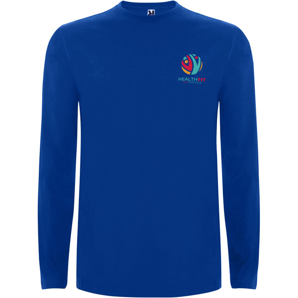 T-shirt a maniche lunghe da uomo Extreme - Blu royal / S