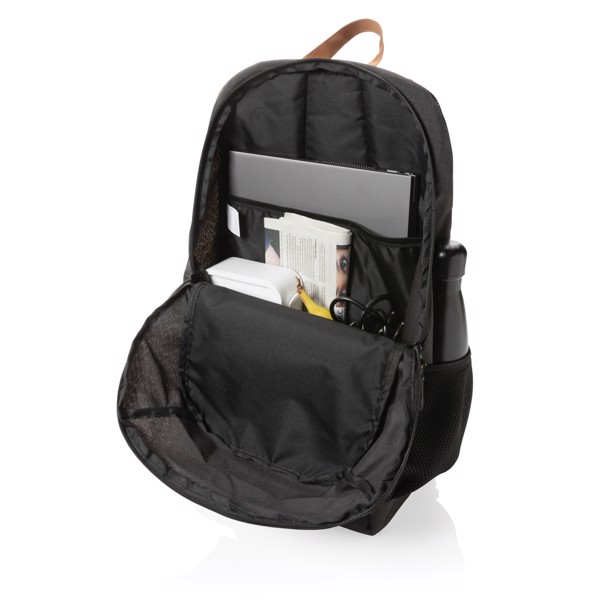 Impact AWARE backpack, 50% rPET, 31x47x16 cm - Black