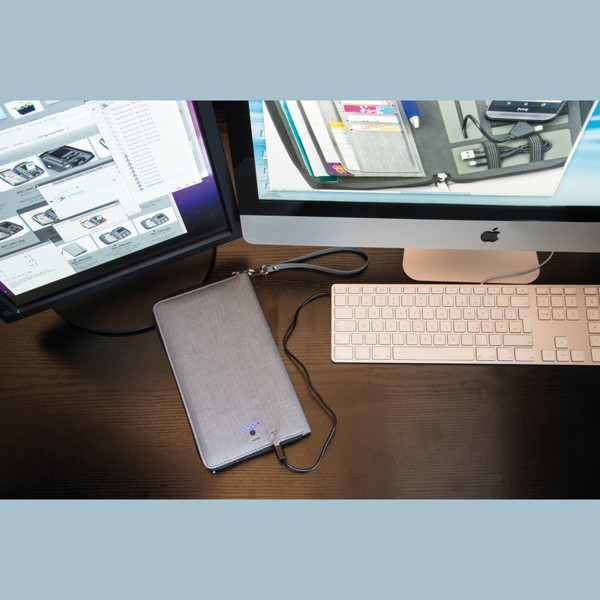 Reisemappe mit Powerbank Almeria