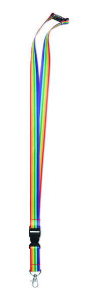Rainbow RPET lanyard Bowyard