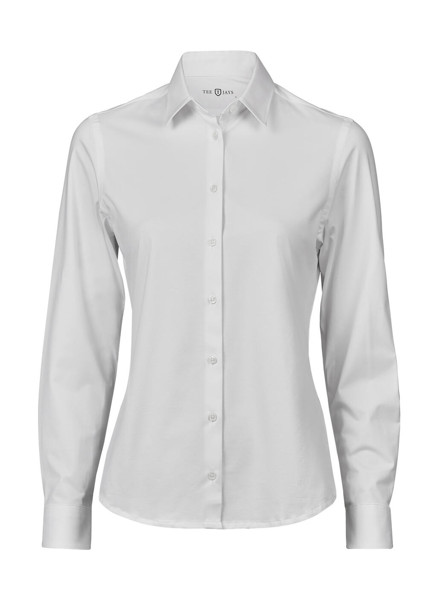 Women's Active Stretch Shirt - White / 2XL