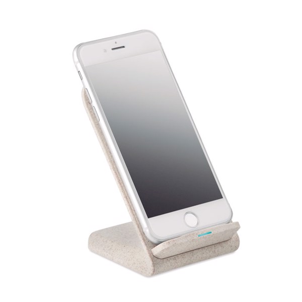 Layaback wireless charger 10W, wheat straw blend