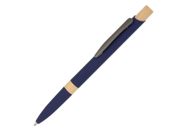 Stylo-bille Sering recyclé Alu - Bleu foncé