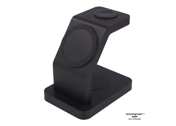 2708 | Xoopar Icon 3 in 1 Magnetic Wireless charger