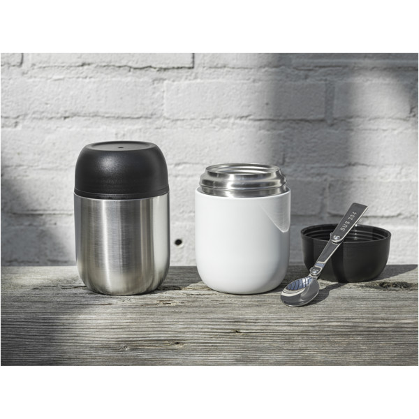 Supo 480 ml double-walled lunch pot - White