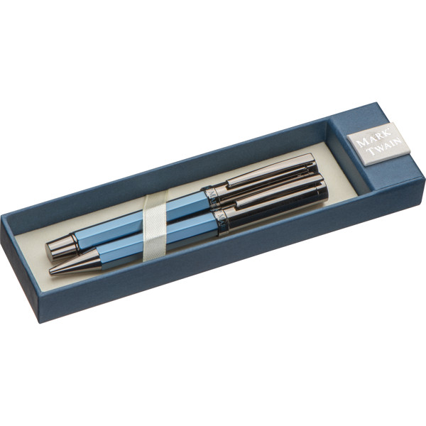 Mark Twain writing set CHRISTIAN - Darkblue