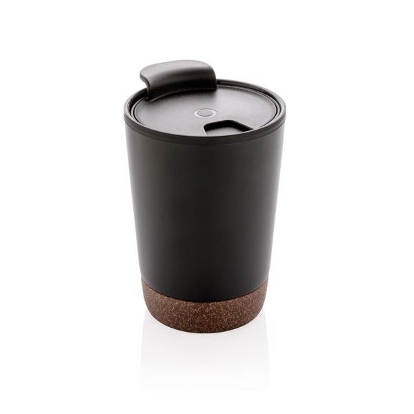 GRS RPP stainless steel cork coffee tumbler - Black