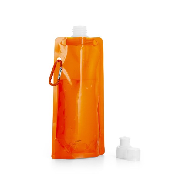 KWILL. 460 ml PE skládací láhev - Oranžová