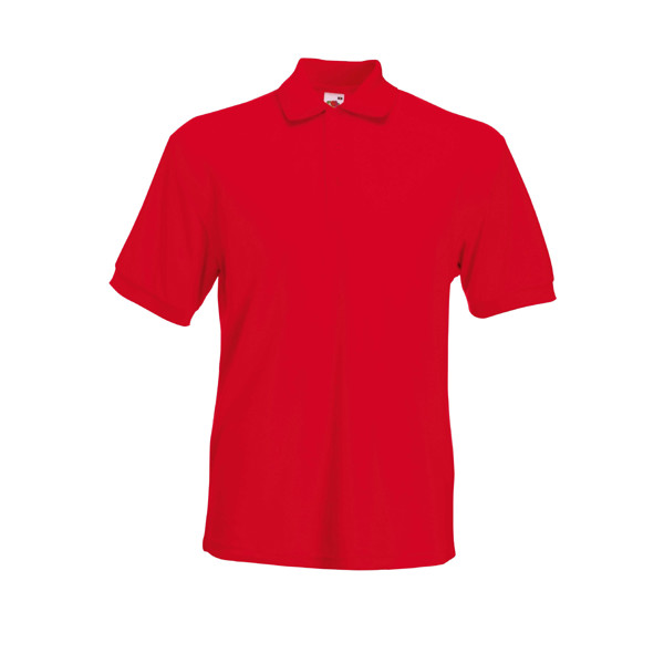 Polo 65/35 Heavy 230G - 65% Poliéster/ 35% Algodão - Vermelho / XL