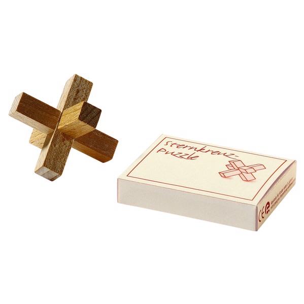 Knobelspiel "Holz-Sternkreuz"