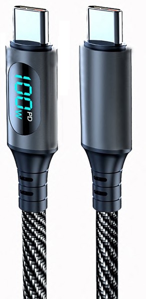 Fast charging data cable with LCD display UC058