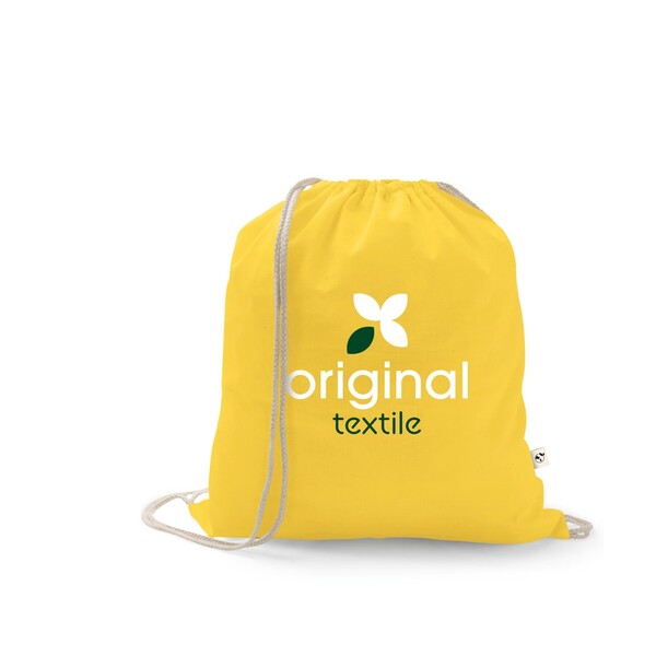 ISTANBUL. Ruksak izrađen od recikliranog pamuka (70%) i poliestera (30% rPET) (150 g/m²) - Bijela