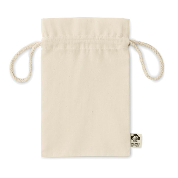 Small organic cotton gift bag Amber Small