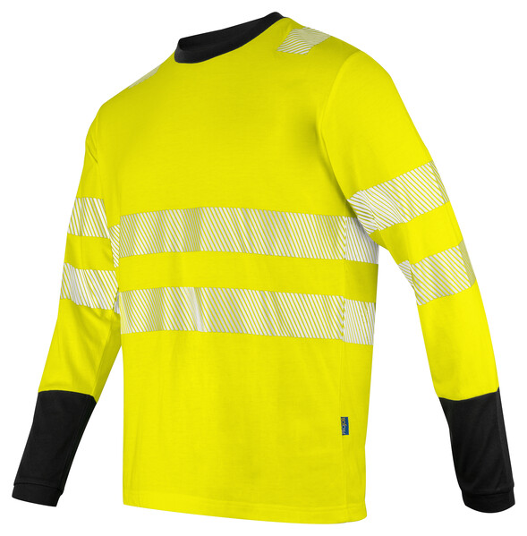 6014 L.S. T-shirt Yellow/black 3XL